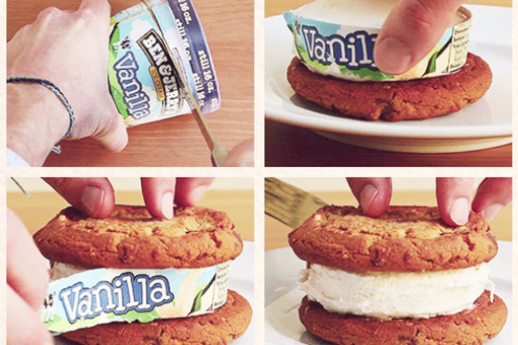 Gaminame ledų sumuštinį